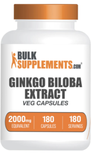 Ginkgo biloba is known for its potential to improve cognitive function, memory, and concentration. It may help support brain health by increasing blood flow to the brain and promoting neurotransmitter activity.